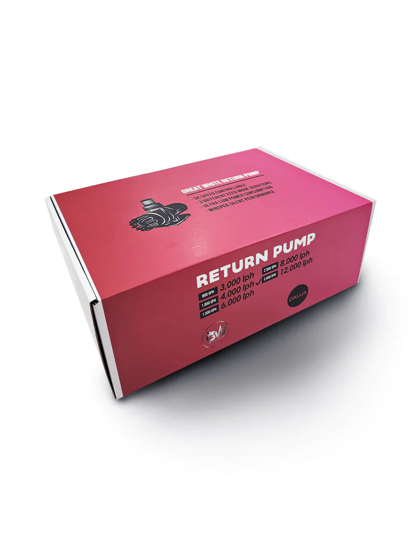 Great White DC Return Pumps - 5 model from 800 to 3000 gph