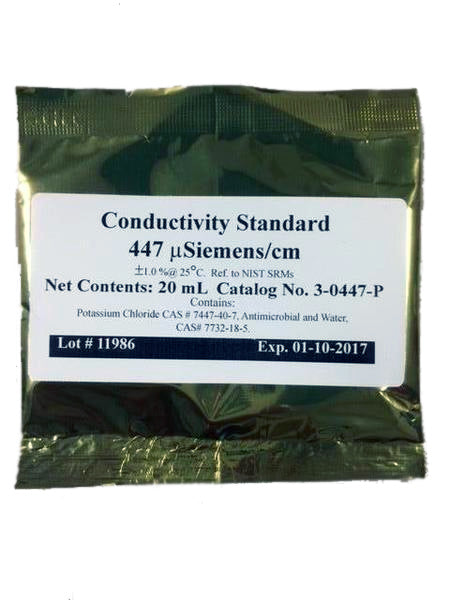Conductivity (Salinity) Calibration Solution