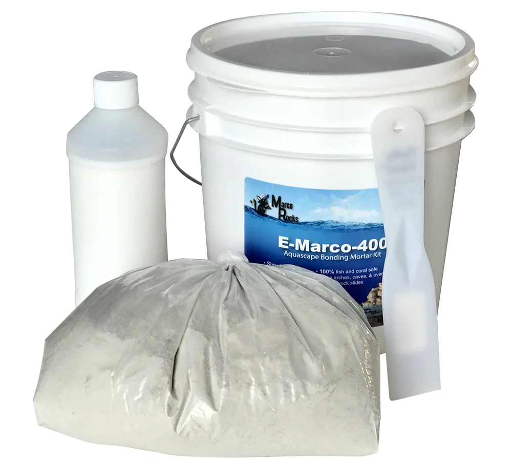 E-Marco-400 Aquascaping Mortar Complete Kit- Natural Grey