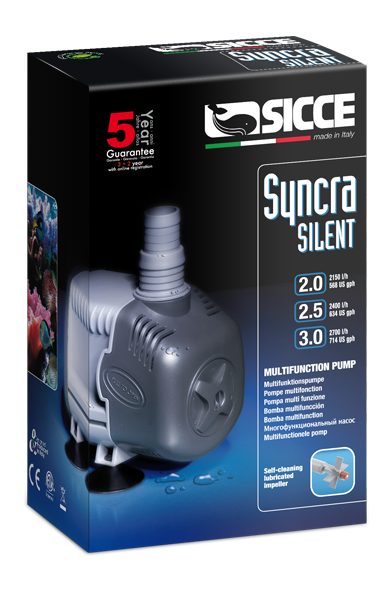Sicce Syncra SILENT 2.0 Submersible Pump 568 GPH